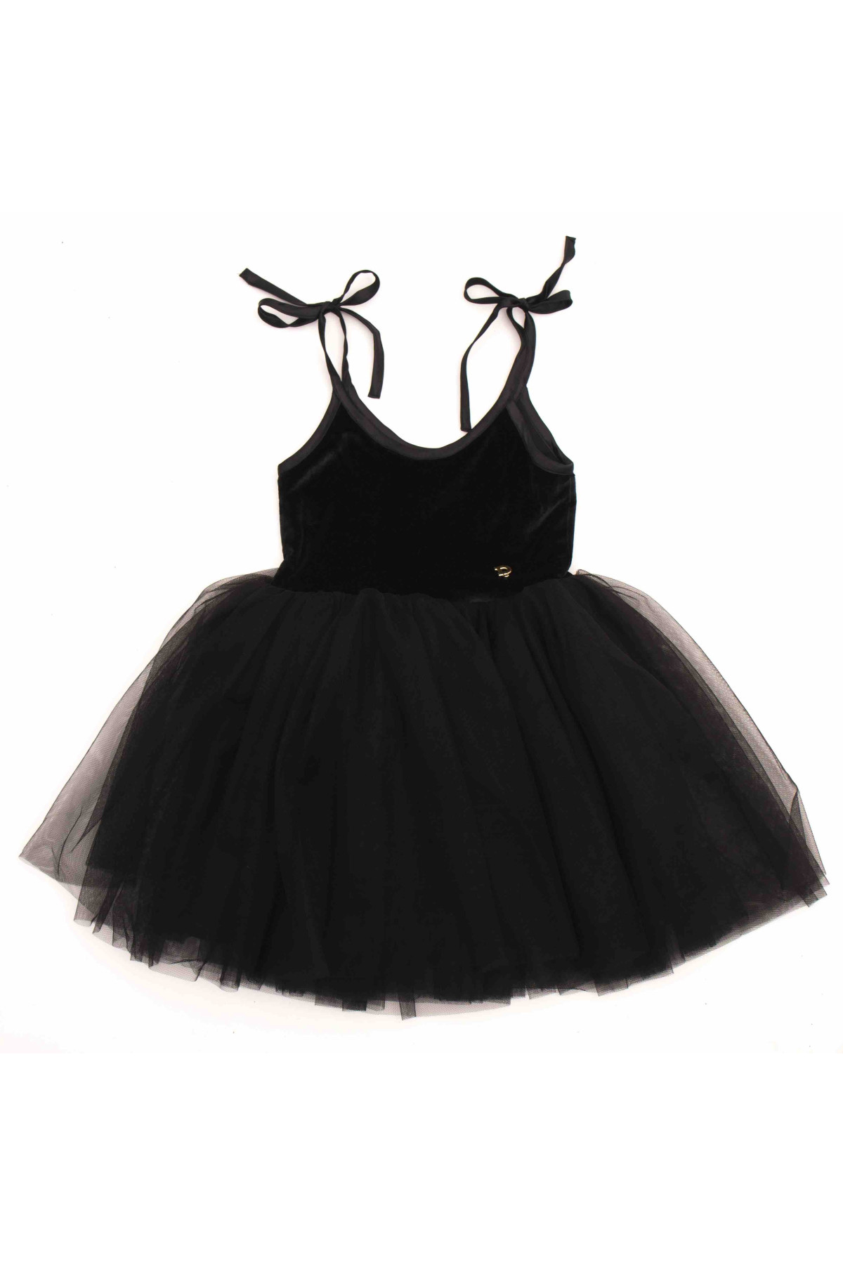 Rent Dolly by Le Petit Tom Velvet Sabrina Tutu Dress in Black
