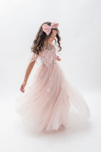 Girls long shop tutu dress