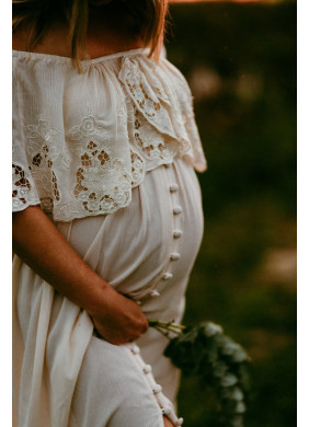 Fillyboo Tambourine Maxi Dress in Blush