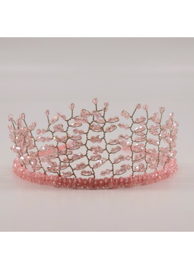 Sienna Likes to Party Czarina Crystal Crown Headband in Neutral