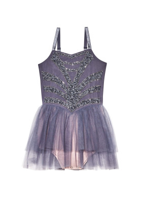 Tutu du Monde Floating Feathers Tutu Dress in Twilight