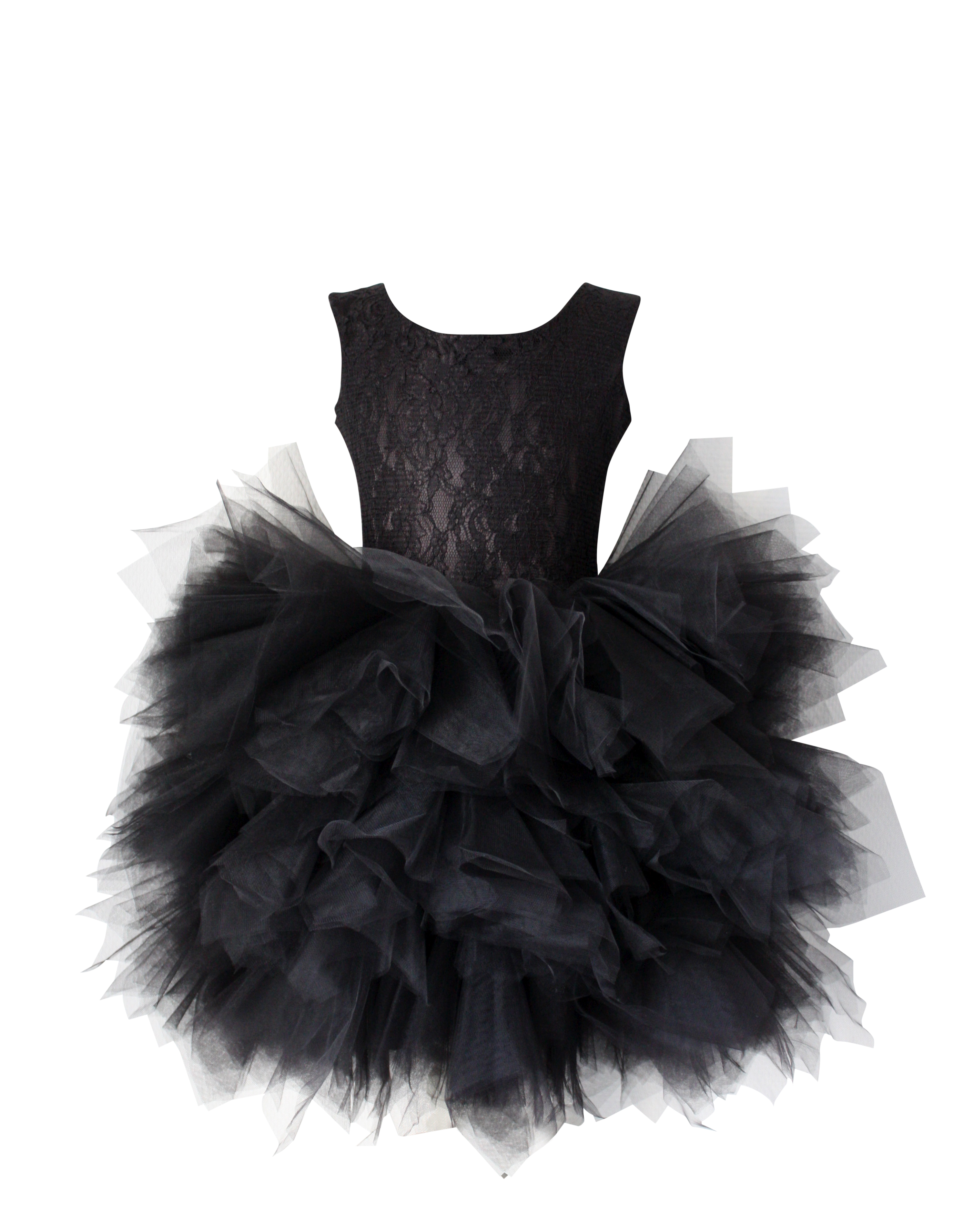 Dolly Collection by Le Petit Tom Pirouette Dress in Black for Rent