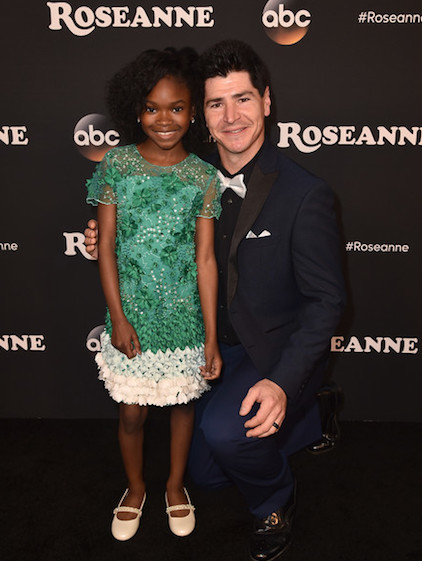 AS SEEN ON JAYDEN REY AT THE ROSANNE PREMIERE RED CARPET FOR ABC